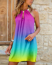 Load image into Gallery viewer, Sexy strapless suspender sleeveless dress women summer short dress