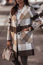 Load image into Gallery viewer, Woolen mid-length lapel single-breasted coat women&#39;s clothing