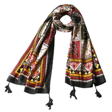 Load image into Gallery viewer, Ethnic disturbance Simia Scarf Shawl dual-purpose female autumn and winter lengthening Cloak