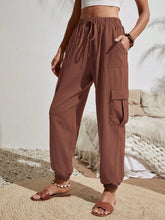 Load image into Gallery viewer, Women&#39;s Spring and Summer New Versatile Solid Color Pocket Casual Cargo Women&#39;s Pants
