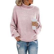 Load image into Gallery viewer, Women Fall/winter New Loose Turtleneck Pullover Plus Size Sweater