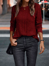 Load image into Gallery viewer, Autumn Casual Solid Color Warm Long Sleeve T-shirt