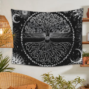 New psychedelic mushroom tapestry dream plant wall tapestry Galaxy space tapestry starry sky tapestry wall hanging