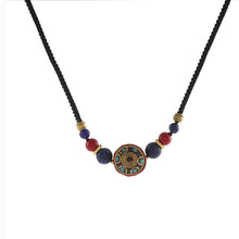 Load image into Gallery viewer, Classical National Style Nepalese Beads Retro Simple Versatile Personalized Fashion Pendant Adjustable Necklace