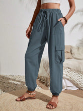 Load image into Gallery viewer, Women&#39;s Spring and Summer New Versatile Solid Color Pocket Casual Cargo Women&#39;s Pants