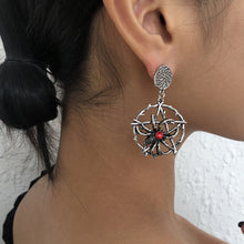 Load image into Gallery viewer, New spider earrings Halloween exaggerated Diablo European and American Earrings personality funny design sense Earrings