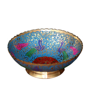 Tibet colorful bowls of candy bowls for fruit bowls and snacks for creative living room ornaments bowls Peacock bowls for Buddha bowls