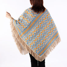 Load image into Gallery viewer, Warmth in autumn and winter, the head shawl of the river loop wears the national custom Su sweater in the sky, and the ancient folk wind blows the opposite side