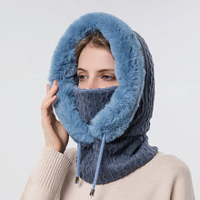 Load image into Gallery viewer, Outdoor cycling hood cold ski hat warm bib neck mask integrated cold pullover hat