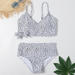 New Floral Bikini Split Swimsuit