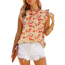 Load image into Gallery viewer, Summer New Loose Sleeveless Tops Color Printed Vest Tops
