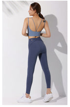 Load image into Gallery viewer, High waist yoga pants bodybuilding hip stretch fitness pants women&#39;s sports tight running quick-drying compression pants.