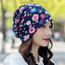 Load image into Gallery viewer, Pullover hat ethnic style bag head hat pile hat dual-purpose bib