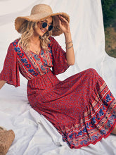 Load image into Gallery viewer, Summer Women&#39;s Bohemian Dress Beach Resort Maxi Dress