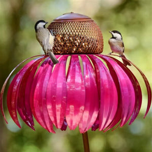 New Outdoor Flower Bird Feeder Hummingbird Feeder Garden Bird Cage Predator