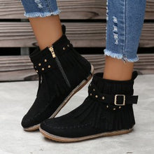 Load image into Gallery viewer, Women's Double-decker Tassel Boots