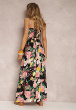 Load image into Gallery viewer, Spring/Summer New Fashion Print Sexy Dress with Deep V-shaped Sleeveless Backless Long Dress