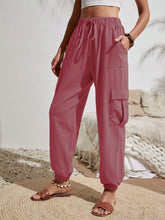 Load image into Gallery viewer, Women&#39;s Spring and Summer New Versatile Solid Color Pocket Casual Cargo Women&#39;s Pants