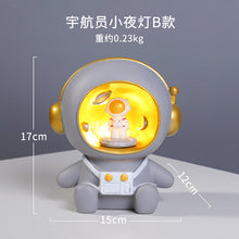 Load image into Gallery viewer, Cartoon astronaut  nightlight resin ornaments creative gift piggy bank decoration for children&#39;s birthday