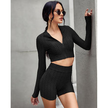 Load image into Gallery viewer, Women&#39;s Yoga Clothes Fashion Solid Long-sleeved Casual Sports Suit Women