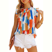 Load image into Gallery viewer, Summer New Loose Sleeveless Tops Color Printed Vest Tops