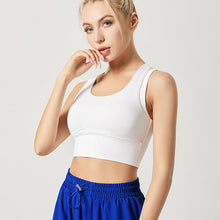 Load image into Gallery viewer, Threaded sports vest bra women's shockproof high-strength professional fitness yoga clothes top