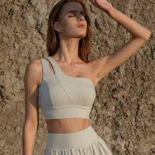 Load image into Gallery viewer, Spring/Summer New Yoga Dress Naked Backless Women&#39;s Running Fitness Shirt with Chest Pad and Umbilical Backing