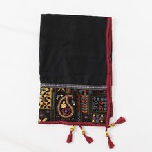 Load image into Gallery viewer, Ethnic style shawl scarf female cotton retro embroidered silk scarf spring and autumn versatile embroidered scarf
