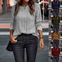 Load image into Gallery viewer, Autumn Casual Solid Color Warm Long Sleeve T-shirt