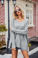 Load image into Gallery viewer, Autumn/Winter New Women&#39;s V-neck Large Fashion Knitwear Sexy Pullover Sweater