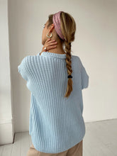 Load image into Gallery viewer, Women&#39;s sweater loose candy color round neck sweater