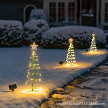 Load image into Gallery viewer, Solar Christmas Tree Outdoor Courtyard LED Lights