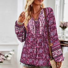 Load image into Gallery viewer, Autumn Style Commuter Print Long Sleeve Shirt