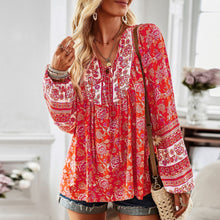 Load image into Gallery viewer, Autumn Style Commuter Print Long Sleeve Shirt