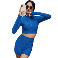 Load image into Gallery viewer, Women&#39;s Yoga Clothes Fashion Solid Long-sleeved Casual Sports Suit Women