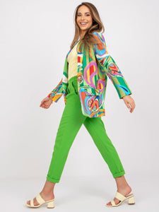 New Hot Color Pattern Blazer Outwear