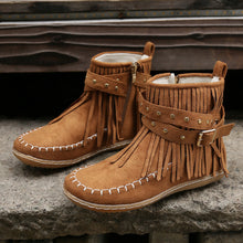 Load image into Gallery viewer, Women's Double-decker Tassel Boots