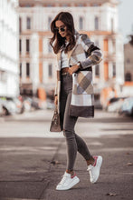 Load image into Gallery viewer, Woolen mid-length lapel single-breasted coat women&#39;s clothing
