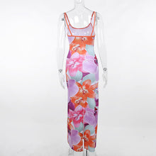 Load image into Gallery viewer, Summer Leisure Vacation Style Fashion Slim Fit Slim Dress Tie Dyed Print Dress