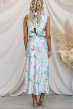 Load image into Gallery viewer, Summer New Light Mature Style Sleeveless Lace Printed Satin Dress