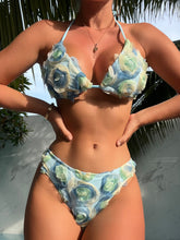 Load image into Gallery viewer, New 3D Rose Flower Split Three piece Bikini