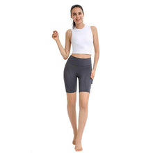 Load image into Gallery viewer, Sleeveless rib sports vest women&#39;s running fitness elastic tight-fitting yoga underwear