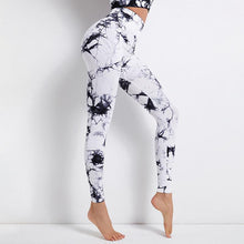 Load image into Gallery viewer, Seamless Yoga Pants women&#39;s tie dyed printed high waist hip lifting sports running fitness Pants Large tights