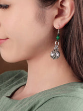 Load image into Gallery viewer, Ethnic Style Earrings Vintage Earrings Sterling Silver Tibetan Jewelry