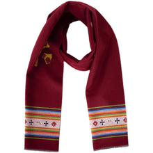 Load image into Gallery viewer, Tibetan style scarf, ethnic style retro printing Tibetan fashion warm scarf shawl