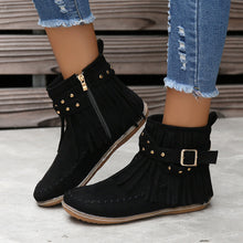 Load image into Gallery viewer, Women's Double-decker Tassel Boots