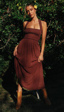 Load image into Gallery viewer, Dress Plaid Bandage Fashion Thin Waist Dress
