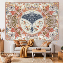 Load image into Gallery viewer, Bohemian retro butterfly tapestry insect flower tapestry beautiful hanging cloth skeleton tapestry stumbling butterfly tapestry