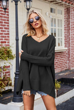 Load image into Gallery viewer, Autumn/Winter New Women&#39;s V-neck Large Fashion Knitwear Sexy Pullover Sweater