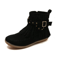 Load image into Gallery viewer, Women's Double-decker Tassel Boots